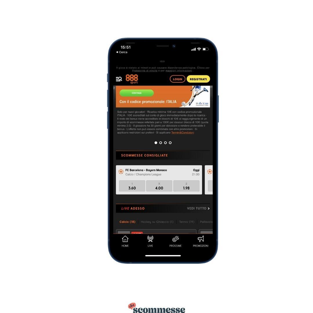 888sport Scommesse Sportive