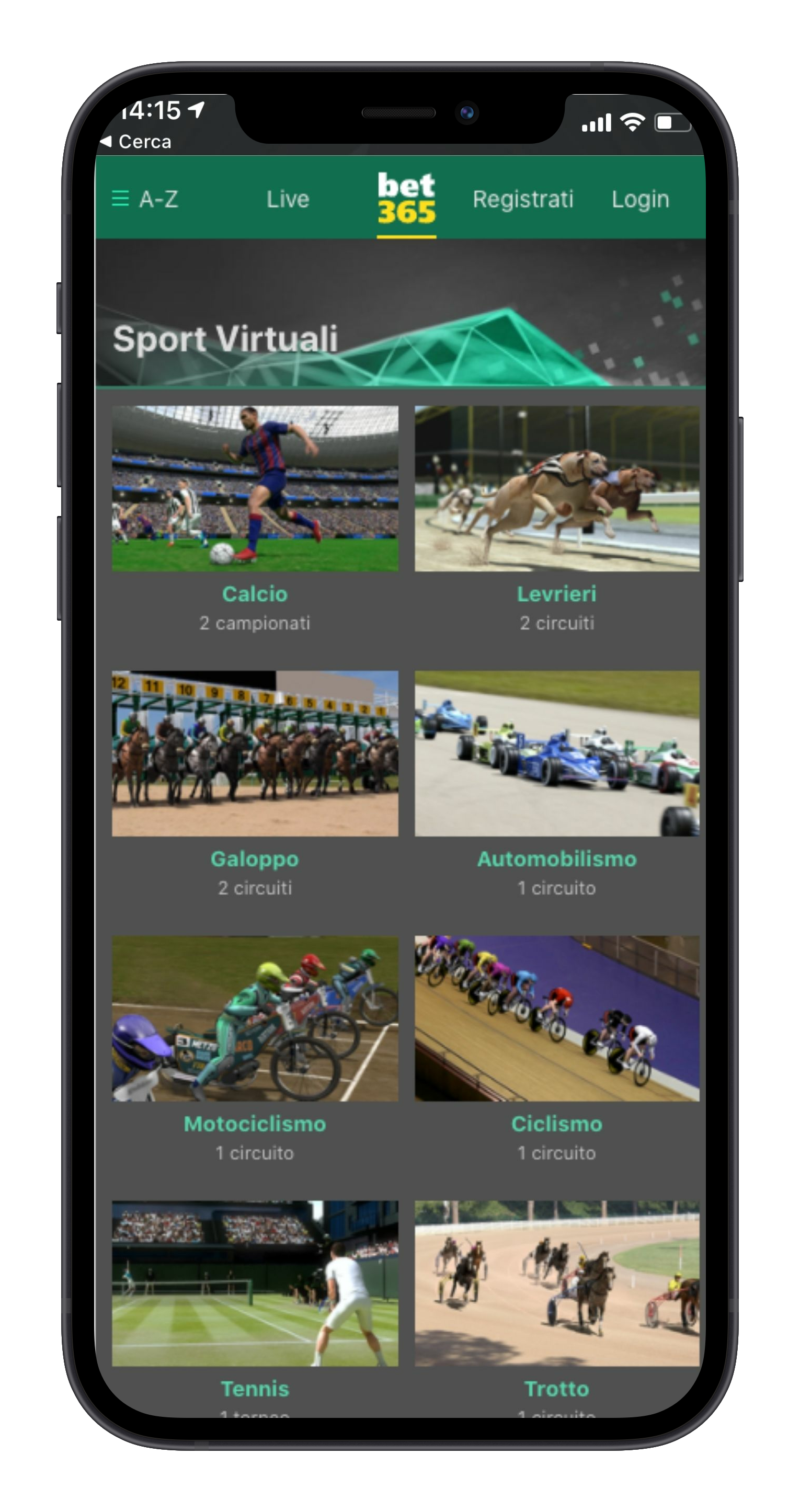 Bet365 Virtuali