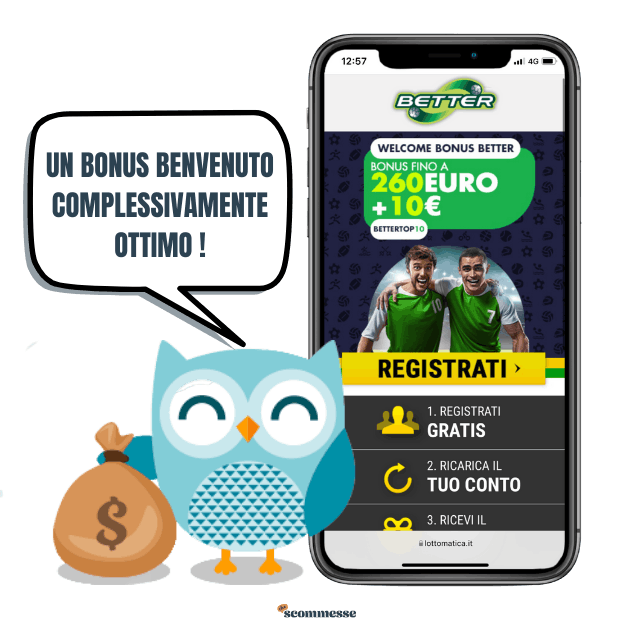 Bonus Benvenuto better