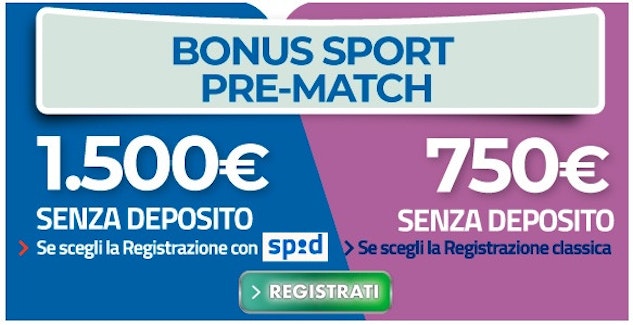 Bonus betflag 1500 euro senza deposito
