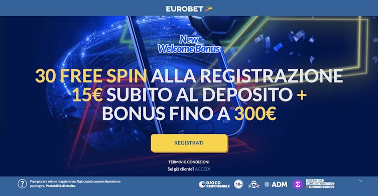Eurobet » Recensione e Bonus Benvenuto 315€ » gen 2023