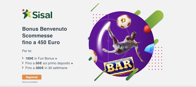 Bonus benvenuto Sisal Matchpoint