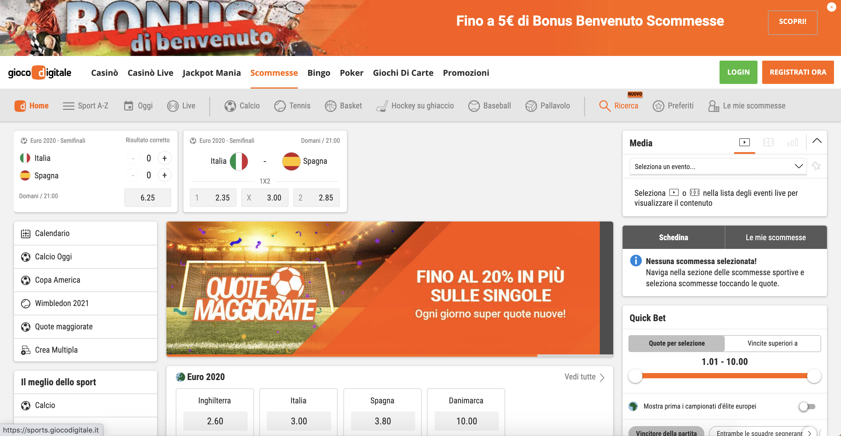 Gioco Digitale Scommesse