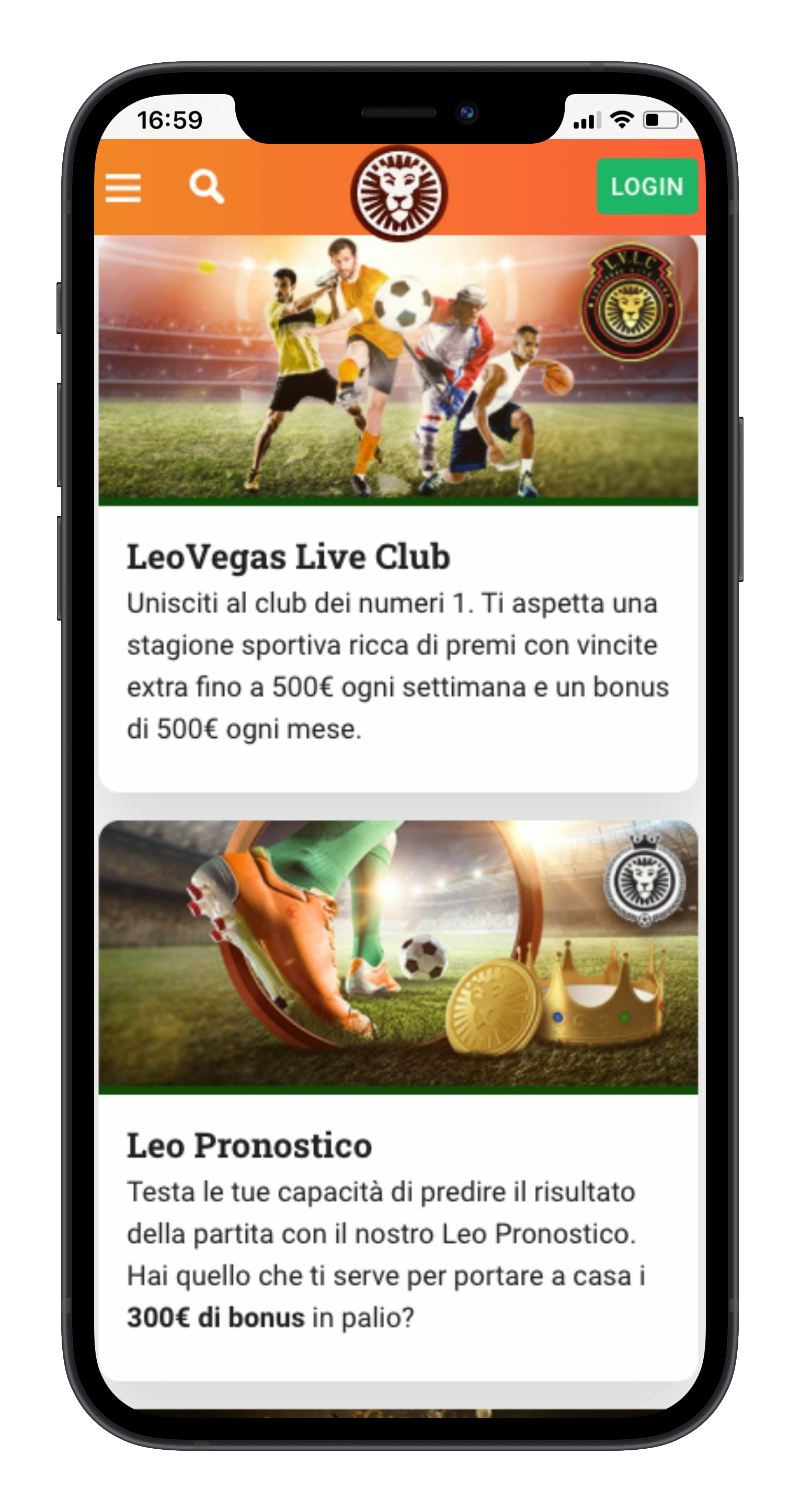 Leo Vegas Promo Mobile