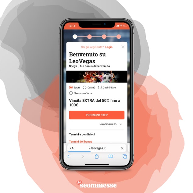 Leovegas bonus benvenuto sport