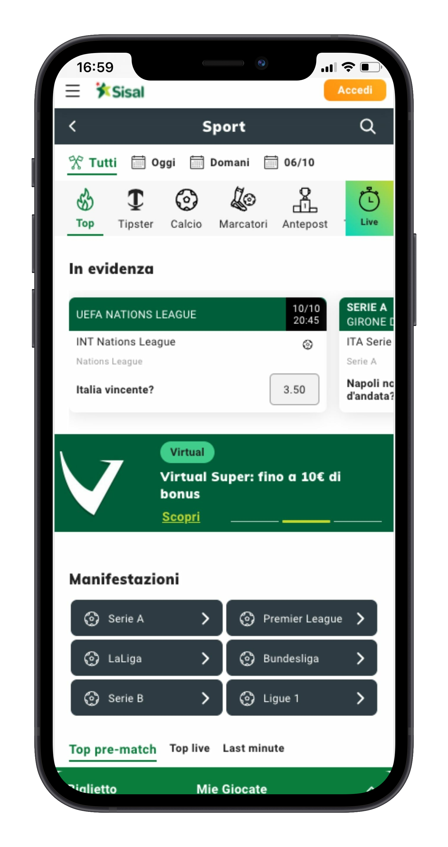 Sisal Scommesse Mobile