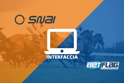Interfaccia comparata del sito Snai e della piattaforma Betflag per scommesse ippiche