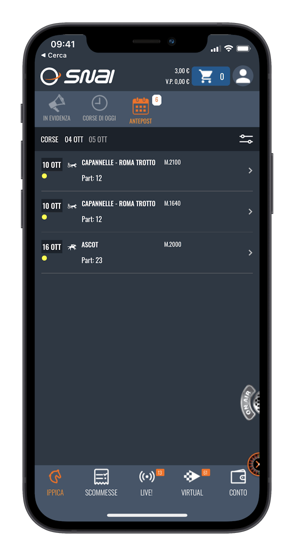 Snai Scommesse Ippiche