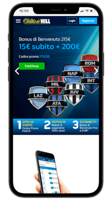 William Hill Homepage Mobile