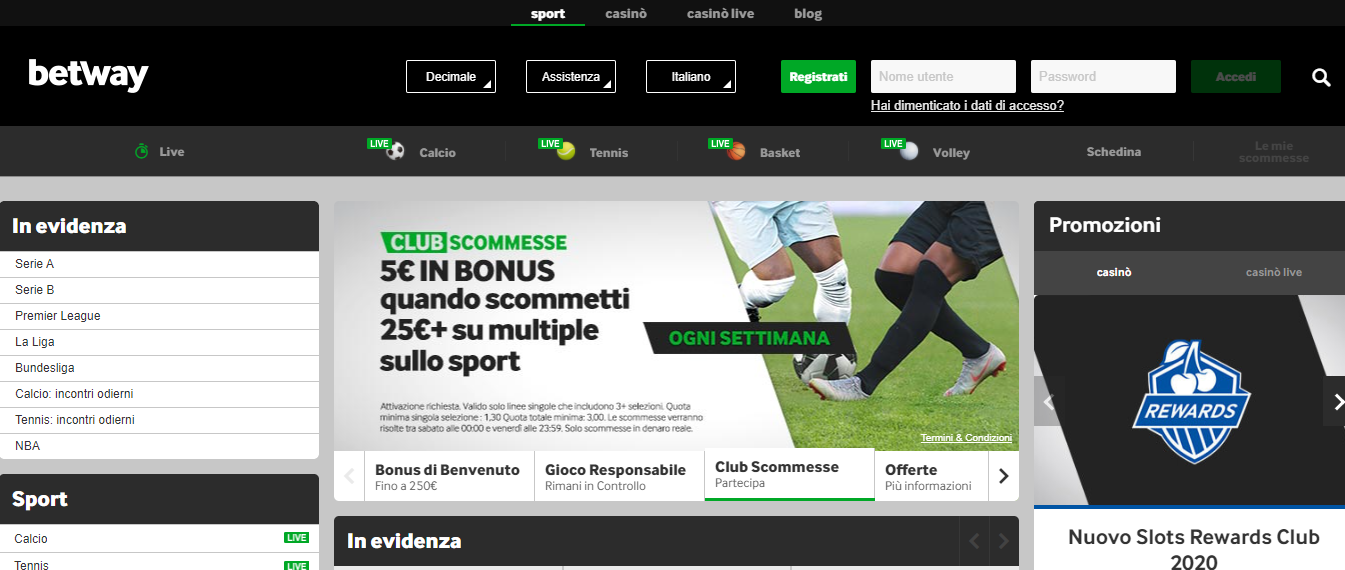 Betway sport