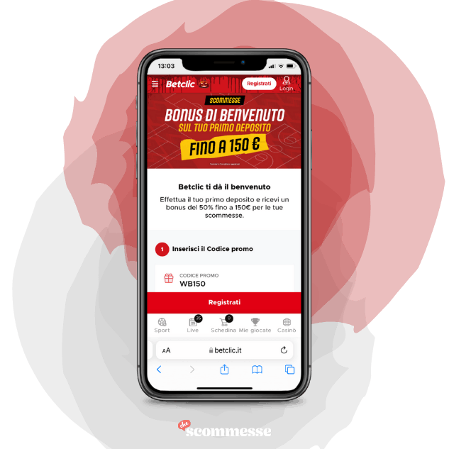 Betclic Bonus Benvenuto