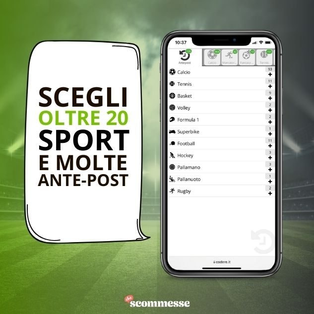 Palinsesto codere scommesse