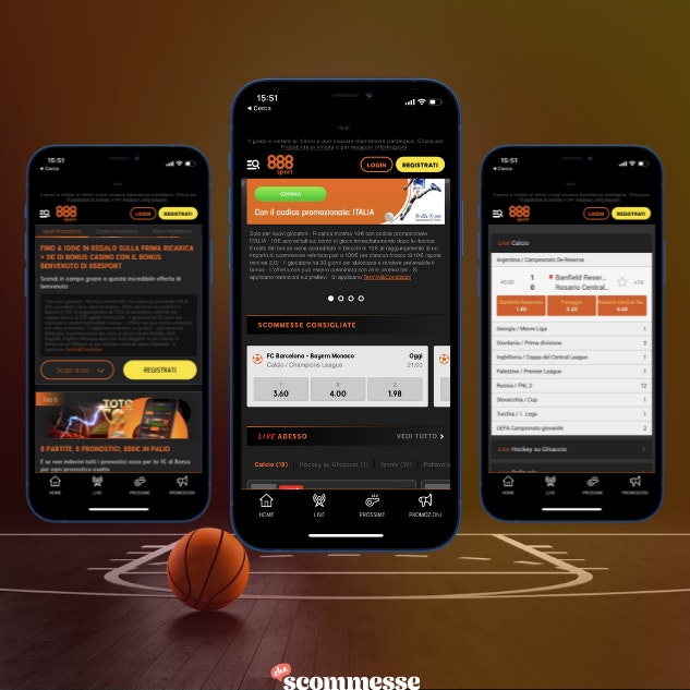 Sito scommesse sportive 888sport