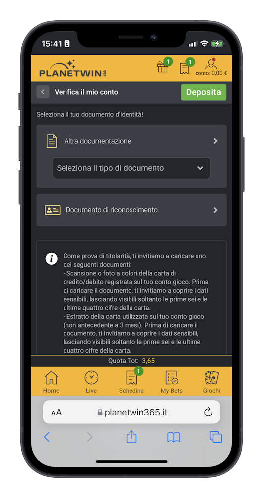 Planetwin365 » Recensione e Bonus Benvenuto 250€ » lug 2024